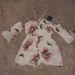 Zaful Floral Romper - Large